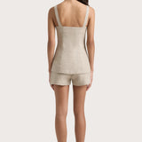 Faithfull - Lila Mini Short Oatmeal - Final Sale