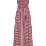 Faithfull - Anniken Maxi Dress Burgundy Stripe