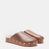 Le Monde Beryl - Agnes Sabot / Nougat Leather Cream Shearling