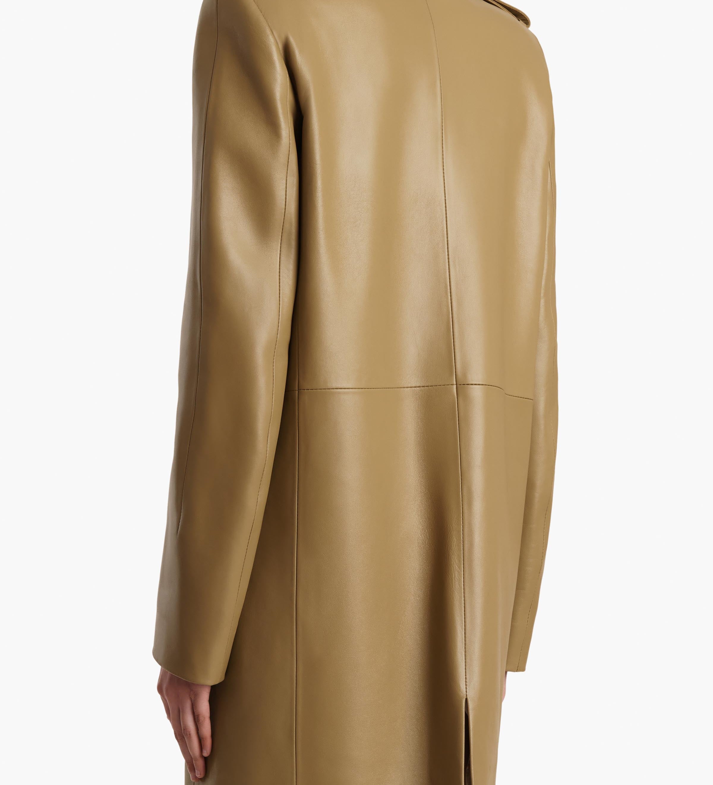 Khaite - Sadra Coat in Golden Ochre