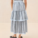 Loeffler Randall - Sainy Light Blue Tiered Skirt