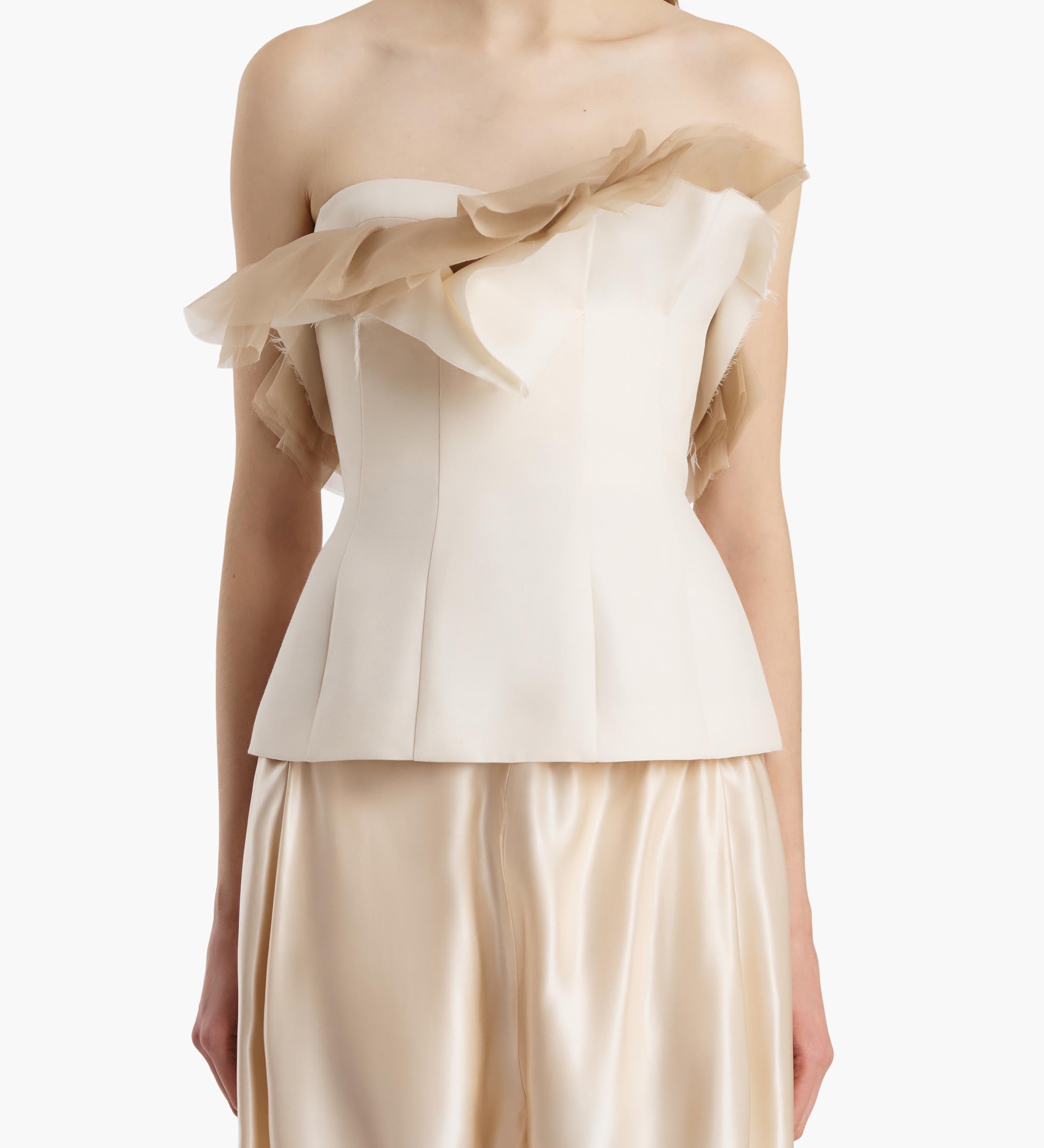 Khaite - Sal Top in Cream