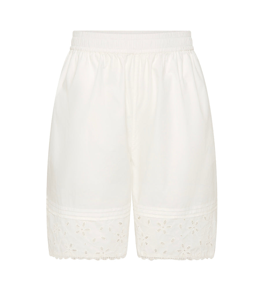Posse - SALMA BERMUDA SHORT - VINTAGE WHITE