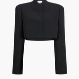 Khaite - Samo Jacket in Black Crepe
