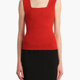 Khaite - Sani Top in Fire Red