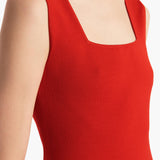 Khaite - Sani Top in Fire Red