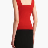 Khaite - Sani Top in Fire Red