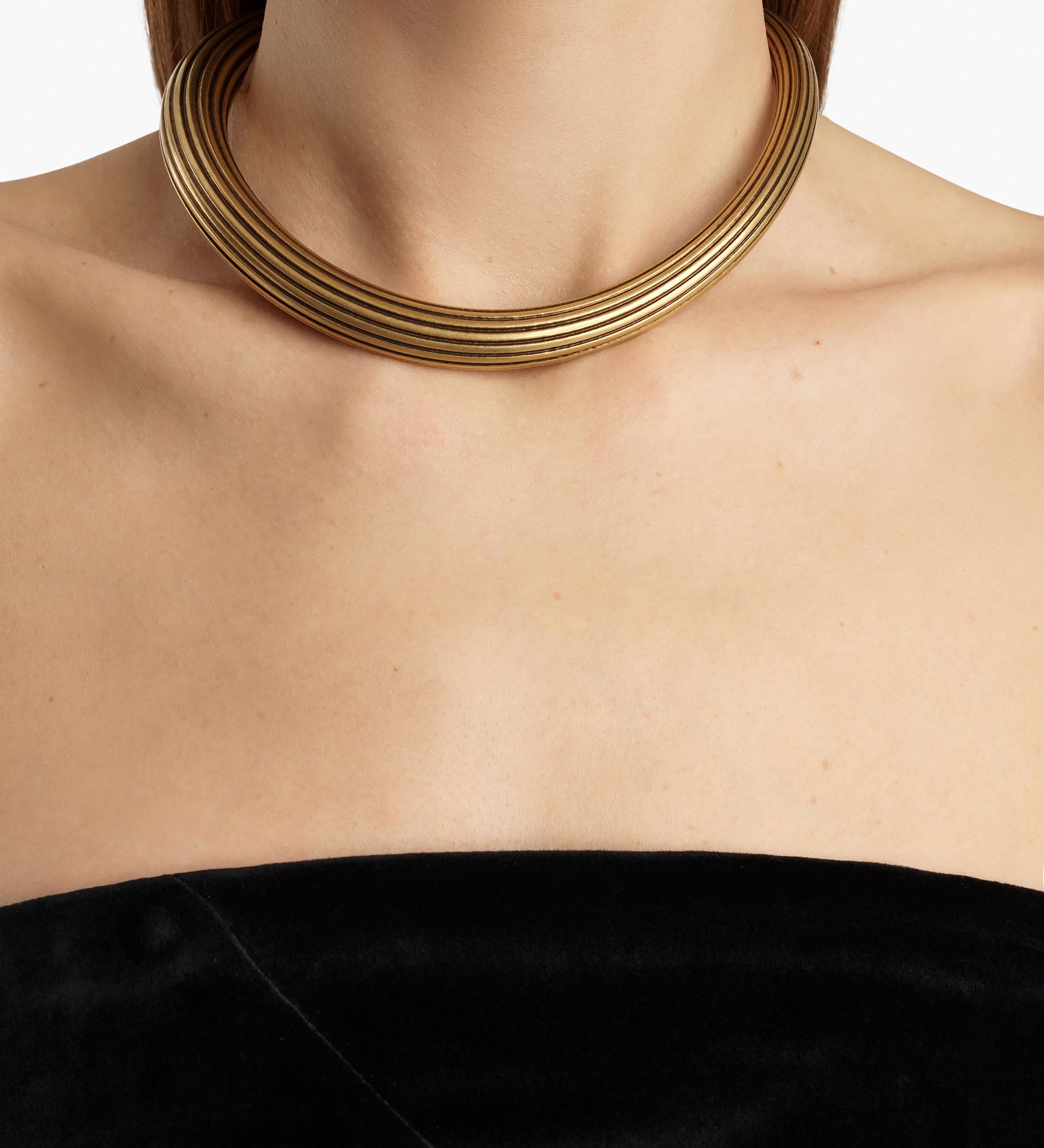 Khaite - Santa Fe Necklace in Antique Gold