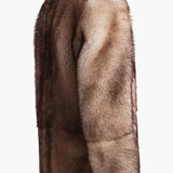 Khaite - Saphra Shearling Coat in Natural