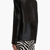 Khaite - Saraphina Jacket in Chocolate Haircalf