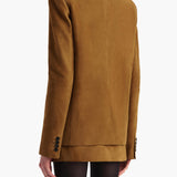 Khaite - Saraphina Jacket in Toffee Suede