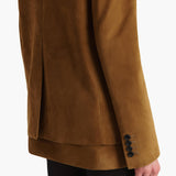 Khaite - Saraphina Jacket in Toffee Suede