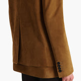 Khaite - Saraphina Jacket in Toffee Suede