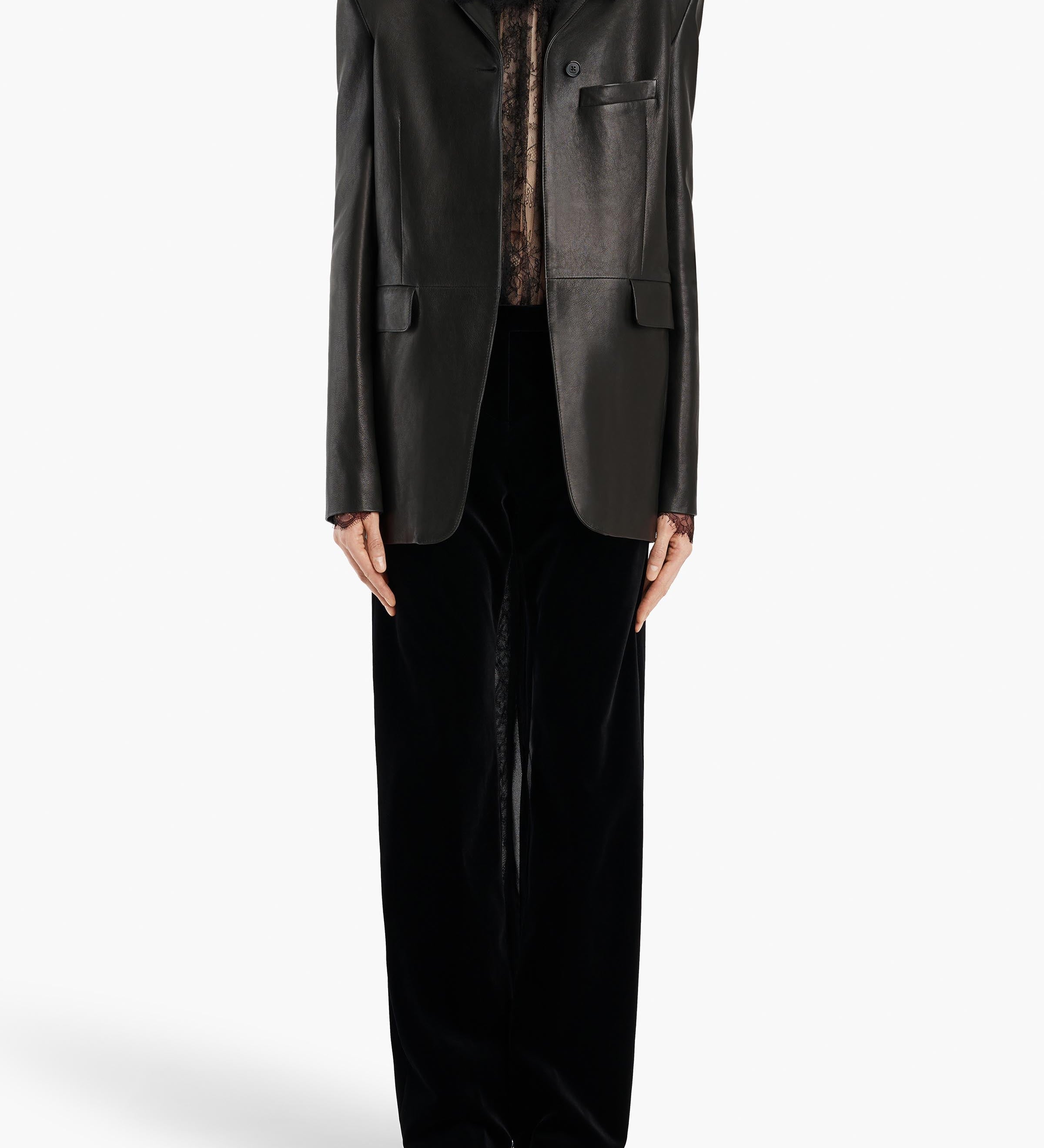 Khaite - Sarmine Jacket in Black Leather
