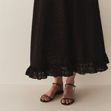 DÔEN - SARTENE SANDAL -- BLACK NAPPA