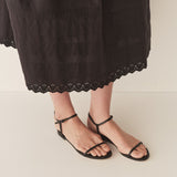 DÔEN - SARTENE SANDAL -- BLACK NAPPA