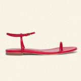 DÔEN - SARTENE SANDAL -- RED NAPPA