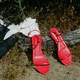 DÔEN - SARTENE SANDAL -- RED NAPPA