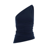 Posse - SASHA ONE SHOULDER TOP - ROYAL BLUE