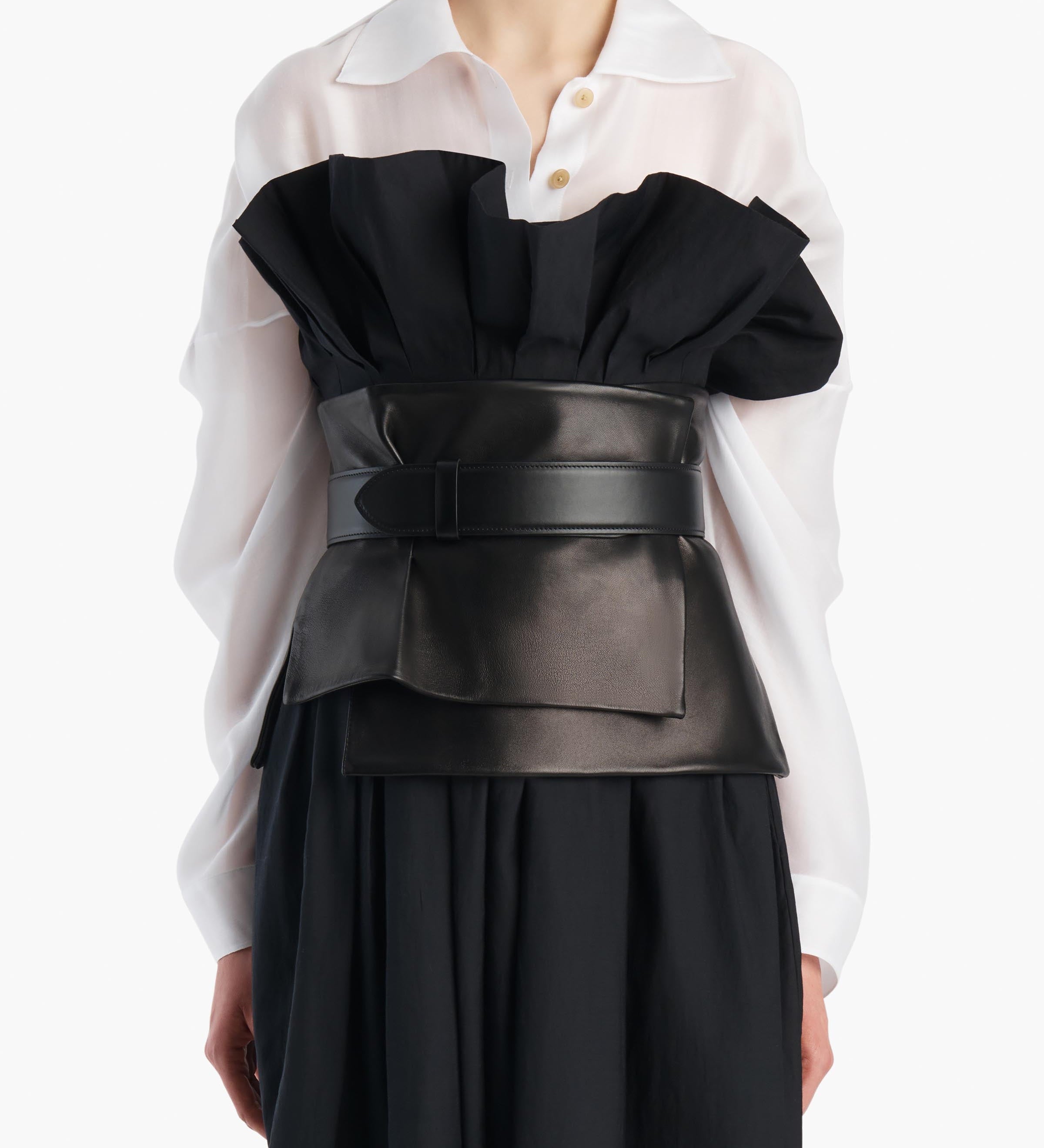Khaite - Saskia Belt in Black