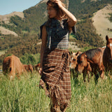 DÔEN - SASKIA SKIRT -- CORNWALL PLAID