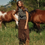 DÔEN - SASKIA SKIRT -- CORNWALL PLAID