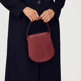 SAVETTE - Bucket in Wine Suede