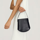 SAVETTE - Bucket in Black Lizard