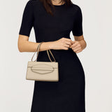 SAVETTE - Sport Shoulder Bag in Bone Leather