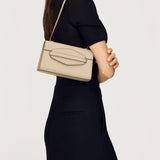 SAVETTE - Sport Shoulder Bag in Bone Leather