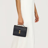 SAVETTE - Symmetry 19 in Black Leather