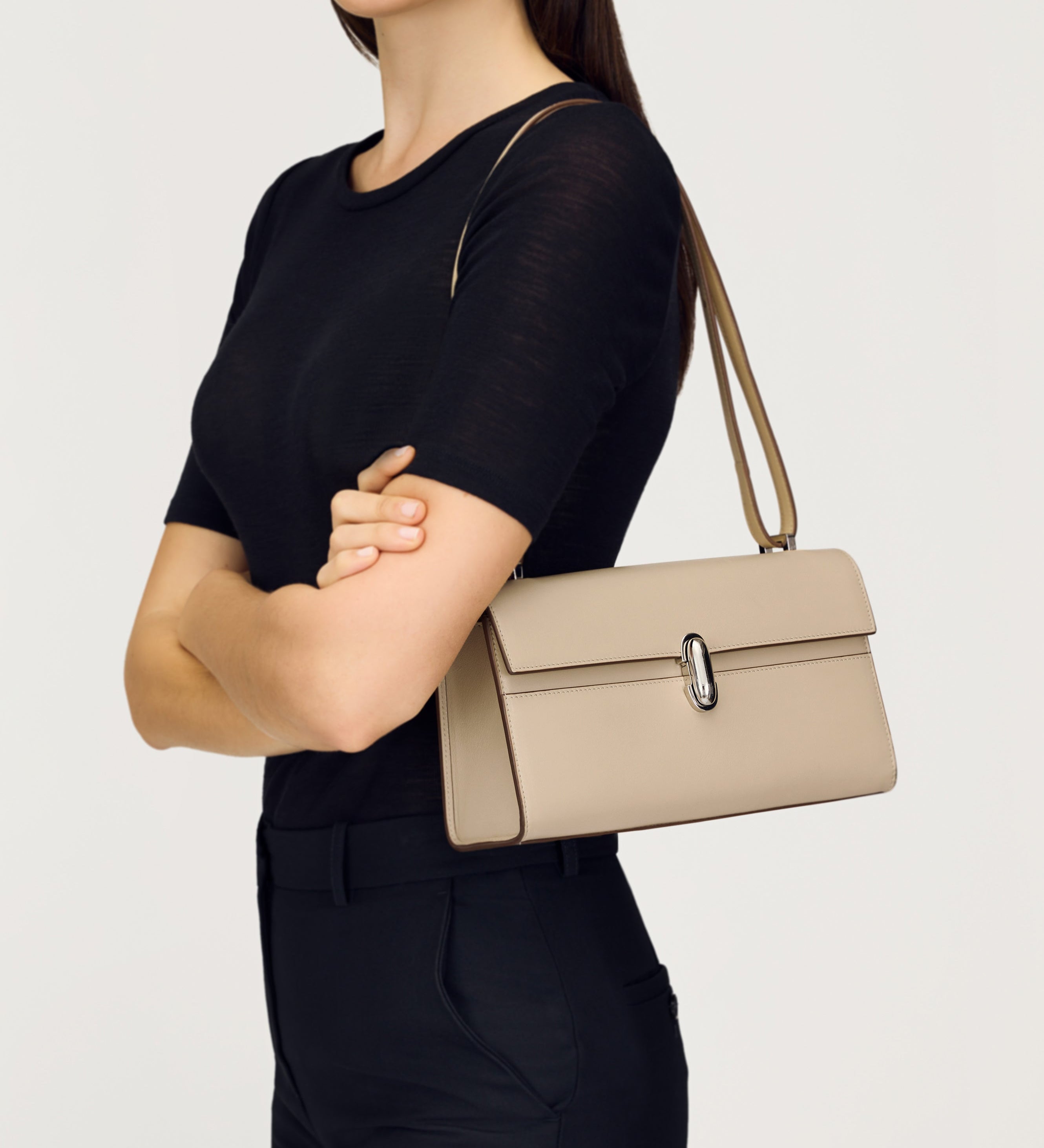 SAVETTE - Symmetry 26 in Bone Leather