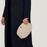 SAVETTE - Tondo Chain Crossbody in Bone Leather