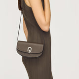 SAVETTE - Tondo Crescent in Mink Leather