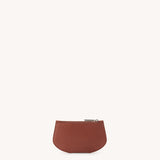 SAVETTE - Zip Card Case in Maple Chevre