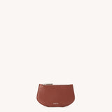 SAVETTE - Zip Card Case in Maple Chevre