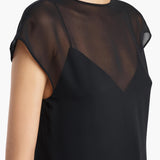 Khaite - Scarla Dress in Black Silk