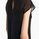 Khaite - Scarla Dress in Black Silk