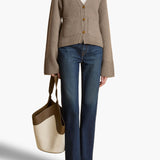 Khaite - Scarlet Cardigan in Barley