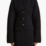 Khaite - Scarlet Cardigan in Black