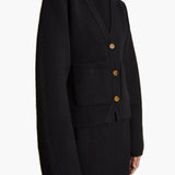 Khaite - Scarlet Cardigan in Black