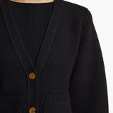 Khaite - Scarlet Cardigan in Black