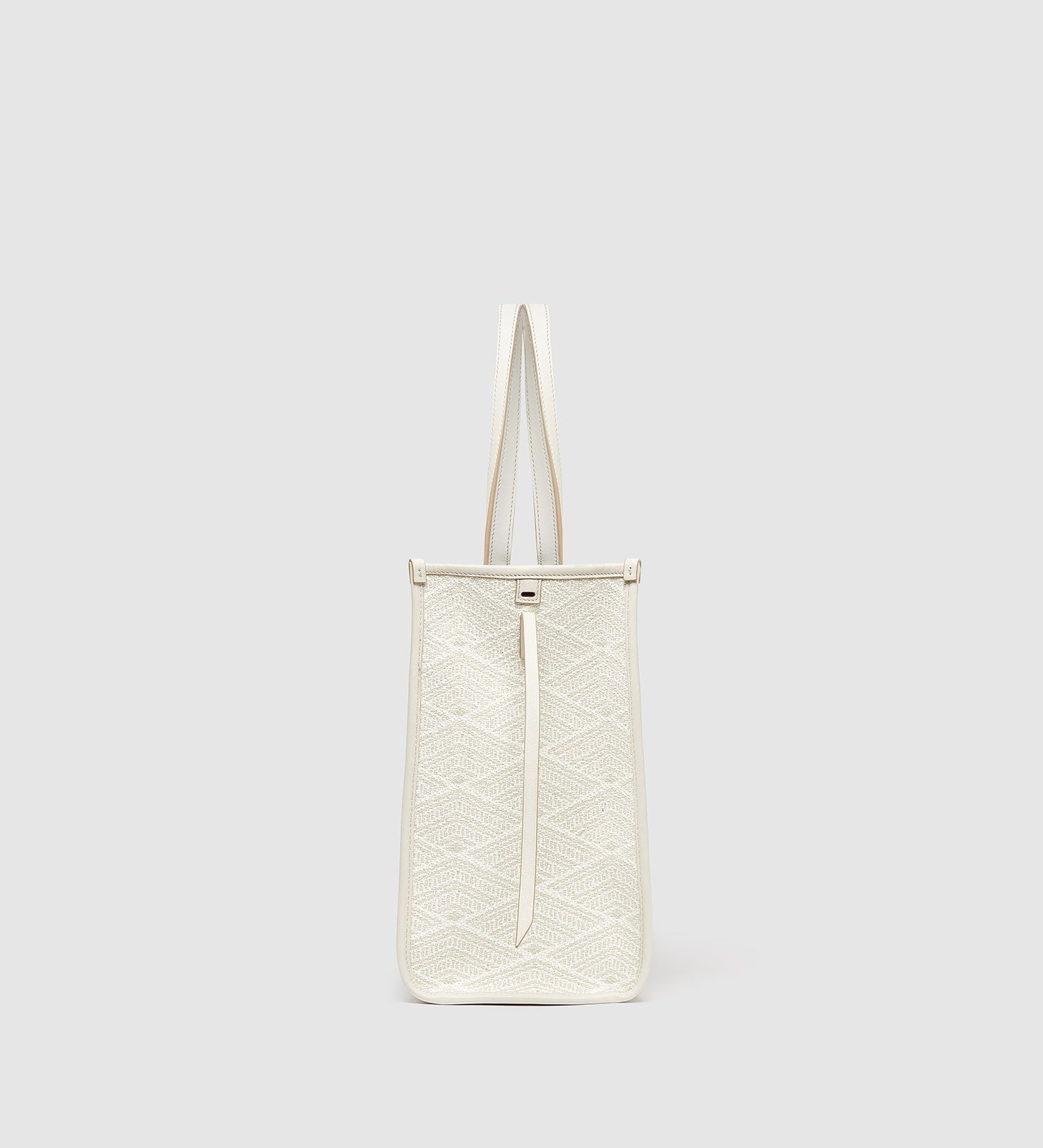Metier - Chameleon 34 Oversized Diamond Jacquard Grey with Bianco