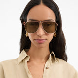 Veronica Beard - Farrah Aviator Sunglasses