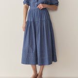 DÔEN - SEBASTIANE SKIRT -- CASSIS CHECK