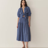 DÔEN - SEBASTIANE SKIRT -- CASSIS CHECK