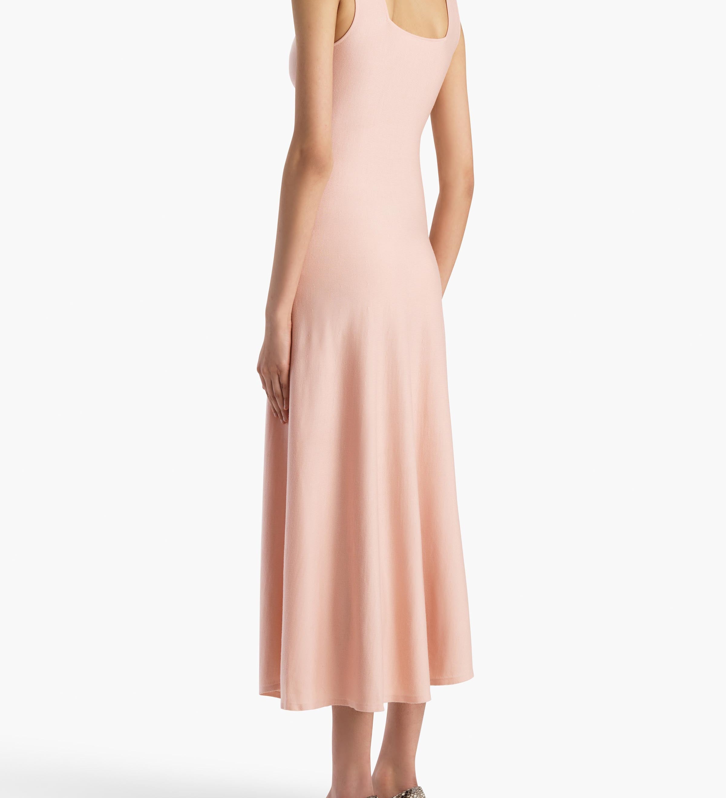 Khaite - Seberg Dress in Dusty Rose