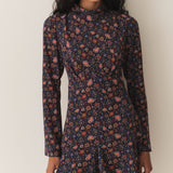 DÔEN - SELENA DRESS -- MIDNIGHT RIVIERA MEDALLION