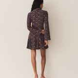 DÔEN - SELENA DRESS -- MIDNIGHT RIVIERA MEDALLION