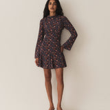 DÔEN - SELENA DRESS -- MIDNIGHT RIVIERA MEDALLION